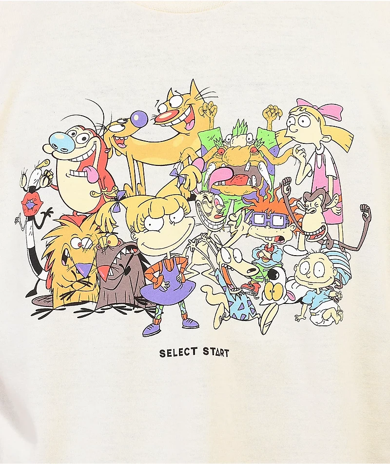 Select Start x Nickelodeon Group Shot Natural T-Shirt