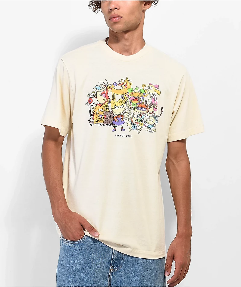 Select Start x Nickelodeon Group Shot Natural T-Shirt