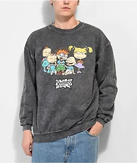Select Start x Nickelodeon Reptar Black Wash Crewneck Sweatshirt