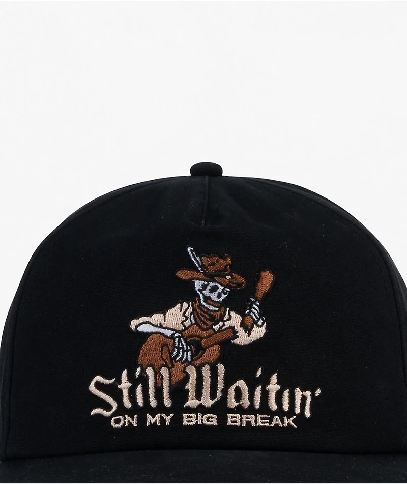 Sendero Big Break Black Canvas Snapback Hat