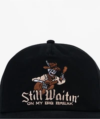 Sendero Big Break Black Canvas Snapback Hat