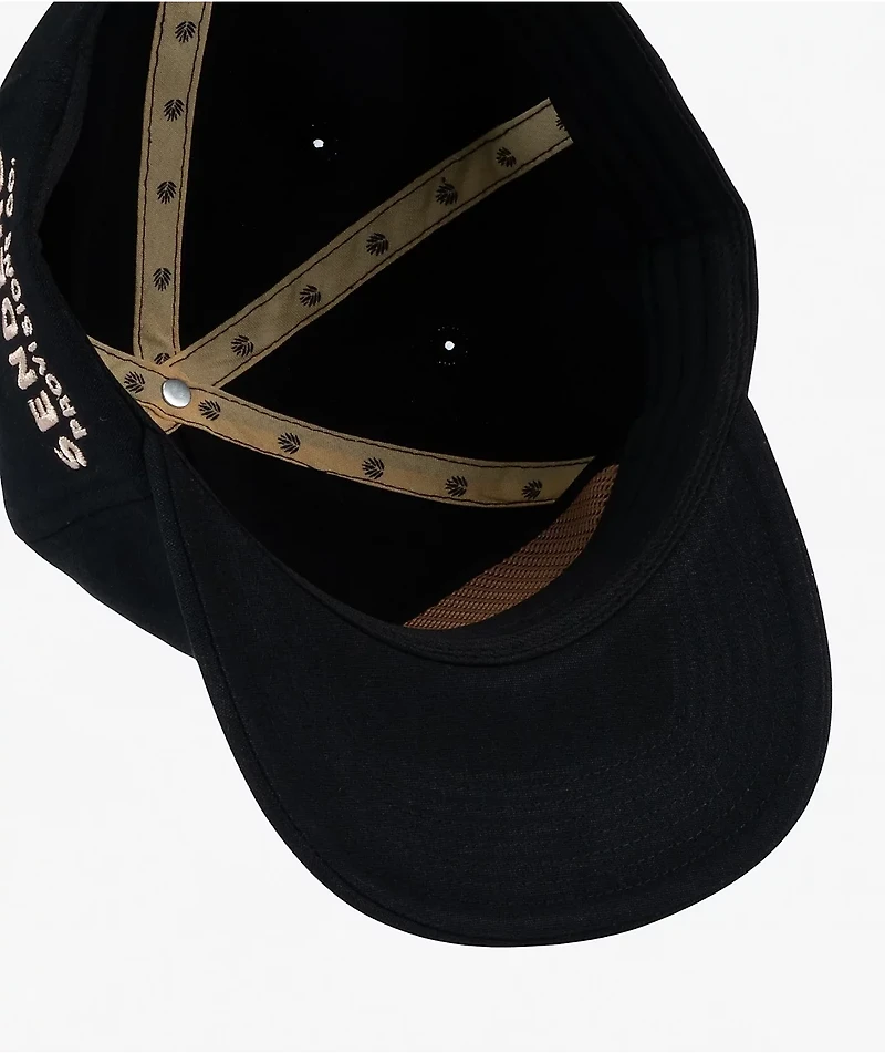 Sendero Big Break Black Canvas Snapback Hat