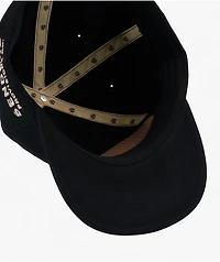 Sendero Big Break Black Canvas Snapback Hat