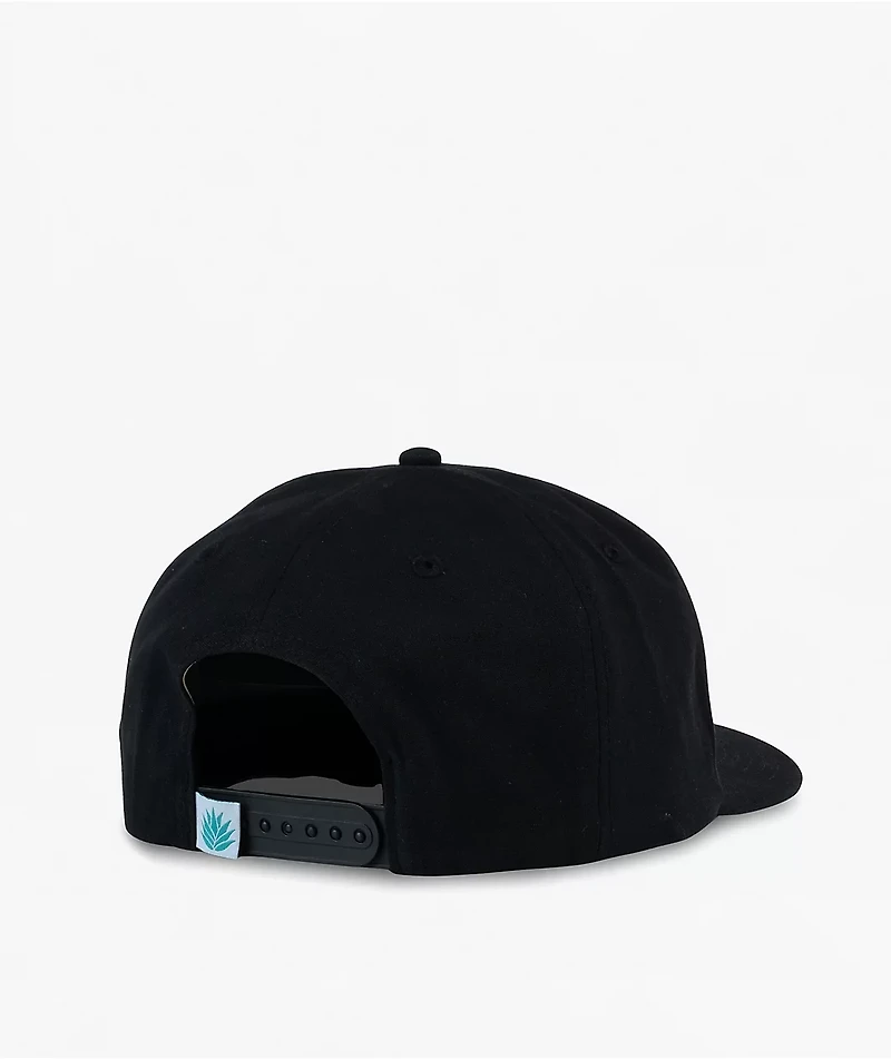 Sendero Big Break Black Canvas Snapback Hat