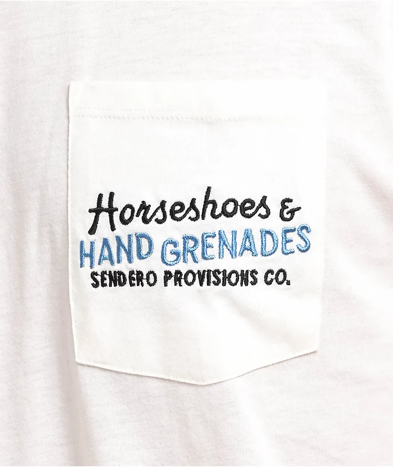 Sendero Close White Pocket T-Shirt