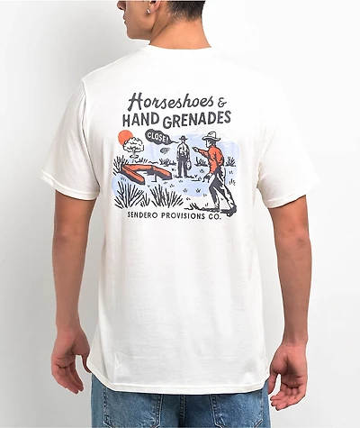 Sendero Close White Pocket T-Shirt
