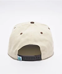 Sendero Cowboy Country Club Cream & Brown Snapback Hat