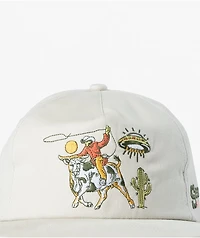 Sendero Greetings Natural Canvas Snapback Hat