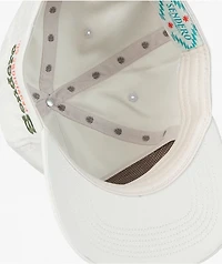 Sendero Greetings Natural Canvas Snapback Hat