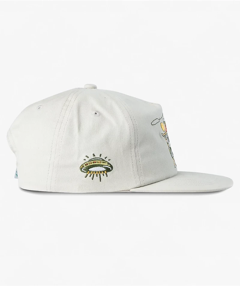 Sendero Greetings Natural Canvas Snapback Hat
