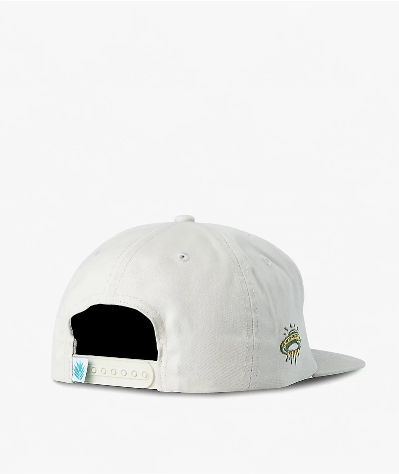 Sendero Greetings Natural Canvas Snapback Hat