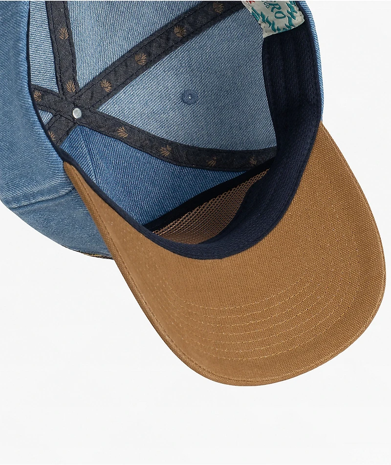 Sendero Hand Tied Flies Blue & Brown Snapback Hat