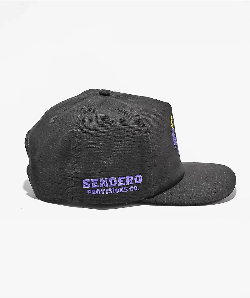 Sendero Howdy Stranger Black Snapback Hat