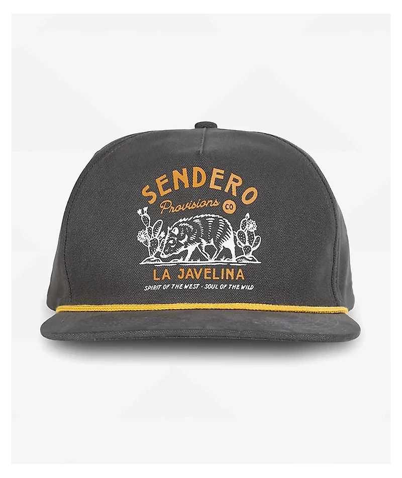 Sendero La Javelina White Snapback Hat Snapback Hat