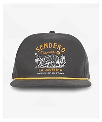 Sendero La Javelina White Snapback Hat Snapback Hat