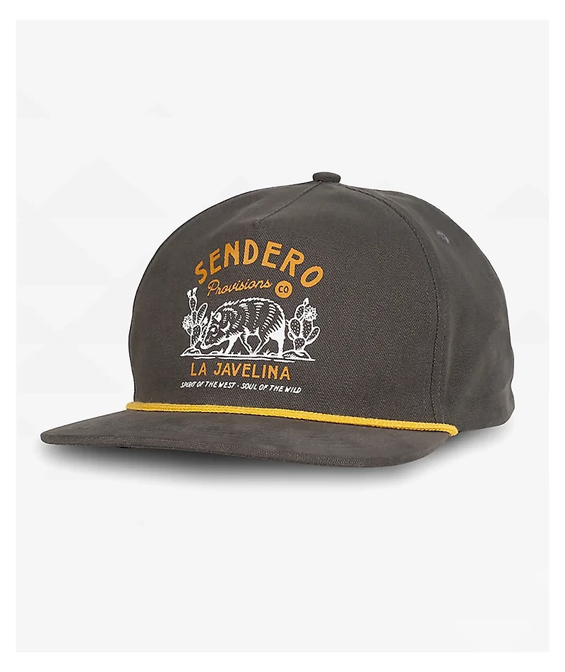 Sendero La Javelina White Snapback Hat Snapback Hat