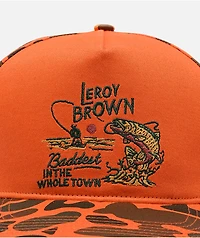 Sendero Leroy Brown Orange Camo Snapback Hat