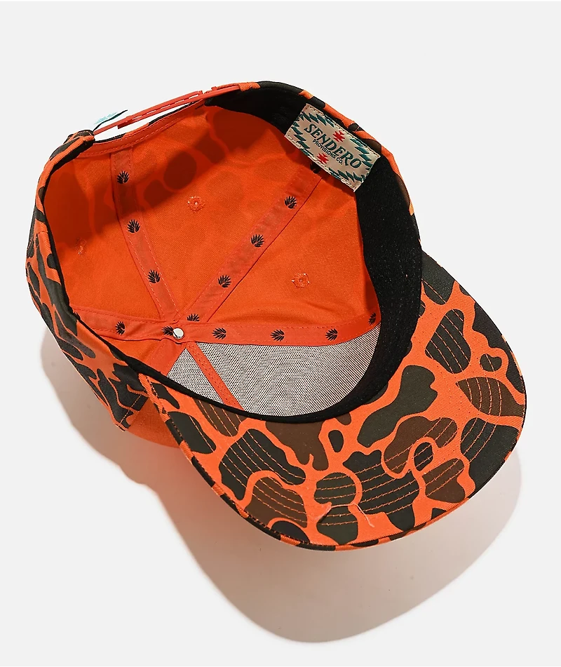 Sendero Leroy Brown Orange Camo Snapback Hat