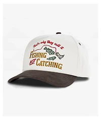 Sendero Not Catching Natural & Blue Snapback Hat