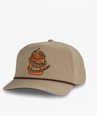 Sendero Pick Your Poison Khaki Snapback Hat