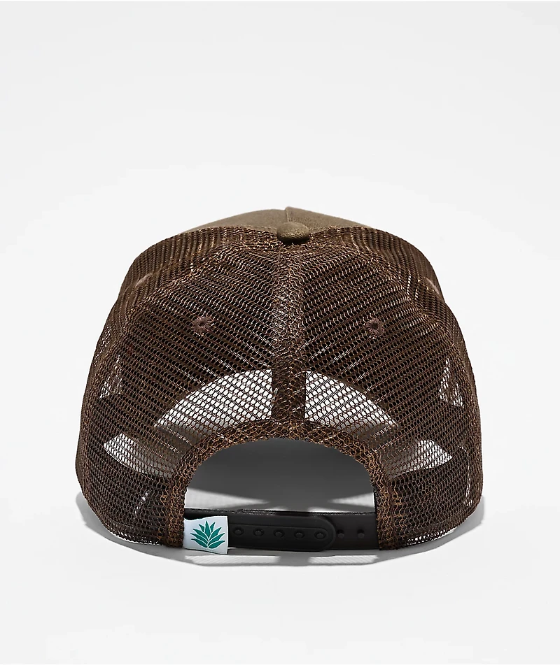 Sendero Snake Lucky Brown Snapback Hat
