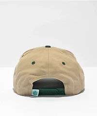 Sendero Time Flies Sand & Green Snapback Hat
