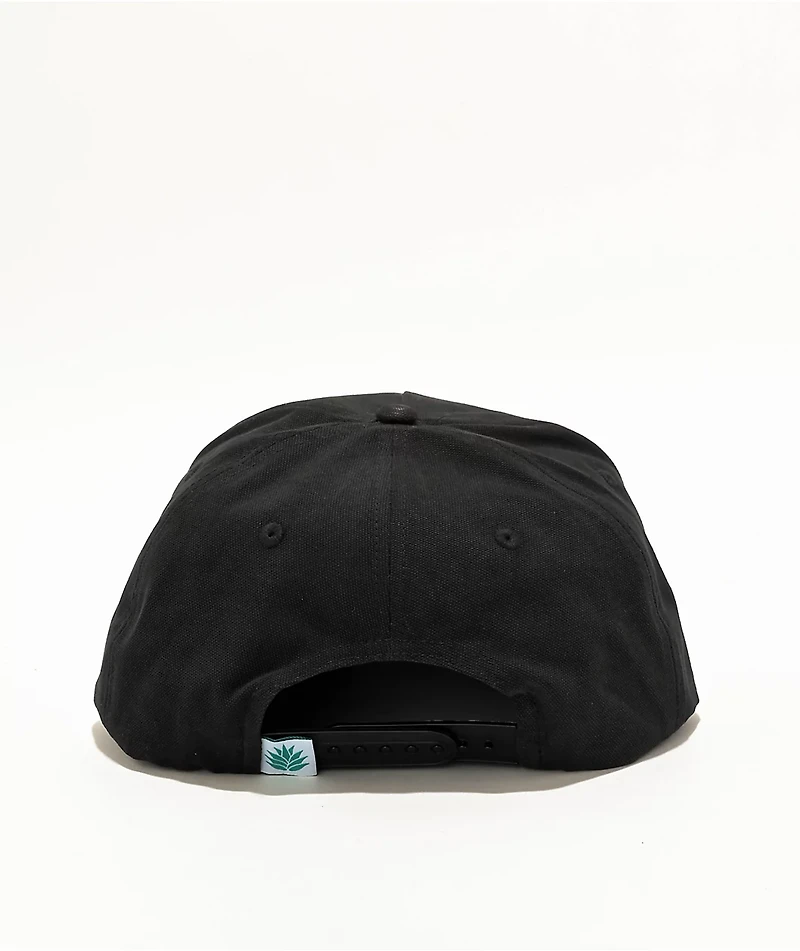 Sendero We Come Peace Black Snapback Hat