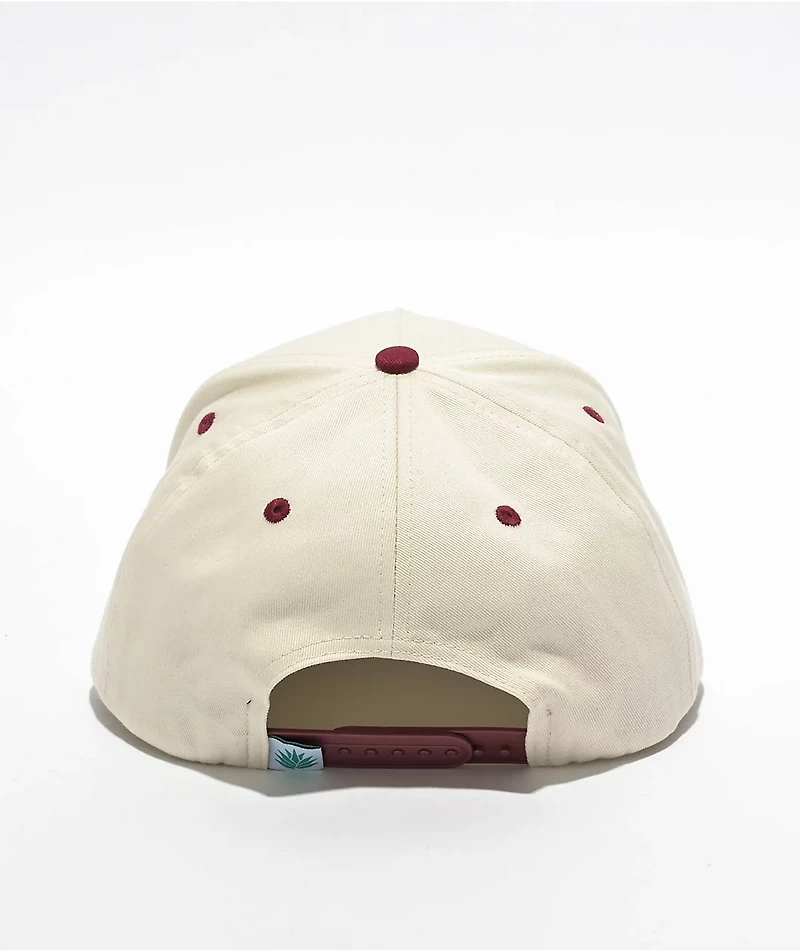 Sendero Yippee Ki Yay White & Red Snapback Hat