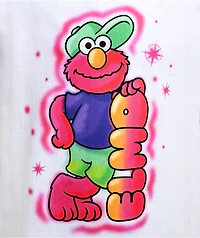Sesame Street Elmo Airbrush White T-Shirt