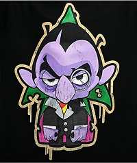 Sesame Street Zombie Count Von Count Black T-Shirt
