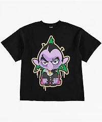 Sesame Street Zombie Count Von Count Black T-Shirt