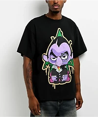 Sesame Street Zombie Count Von Count Black T-Shirt
