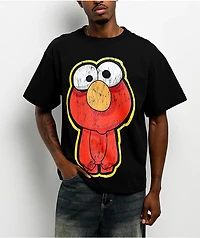 Sesame Street Zombie Elmo Black T-Shirt