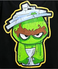 Sesame Street Zombie Oscar The Grouch Black T-Shirt