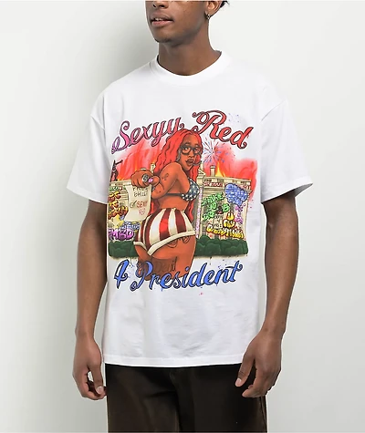 Sexyy Red For President White T-Shirt