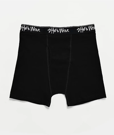 Shaka Wear 3 Pack Black Boxer Briefs