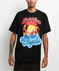 Shaka Wear Airbrush Black T-Shirt
