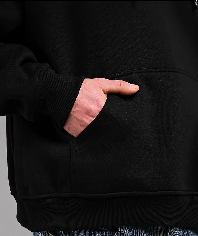 Shaka Wear Bandana Double Hood Black Hoodie