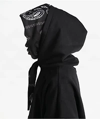 Shaka Wear Bandana Hood Black Hoodie