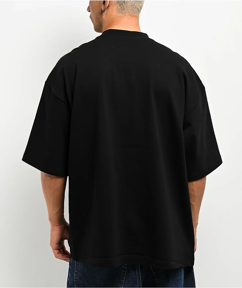 Shaka Wear Designer Garment Dye Black T-Shirt
