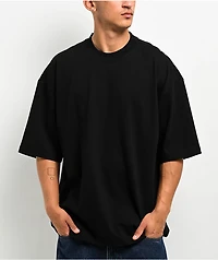Shaka Wear Designer Garment Dye Black T-Shirt