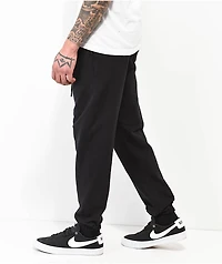 Shaka Wear Garment Dye Black Heavyweight Sweatpants
