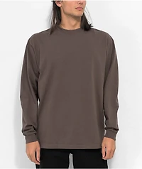 Shaka Wear Garment Dye Mocha Long Sleeve T-Shirt