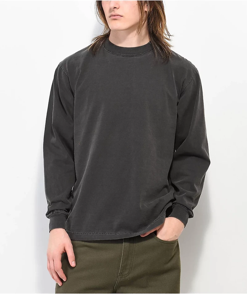 Shaka Wear Garment Dye Shadow Long Sleeve Heavyweight T-Shirt