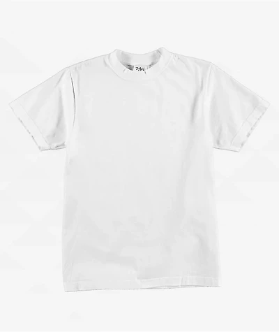 Shaka Wear Garment Dye White Heavyweight T-Shirt