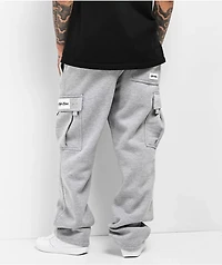 Shaka Wear Grey Fleece Cargo Sweatpants