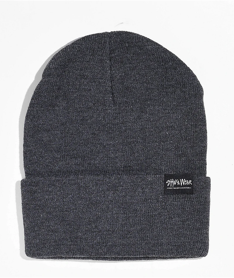 Shaka Wear Heather Grey Beanie