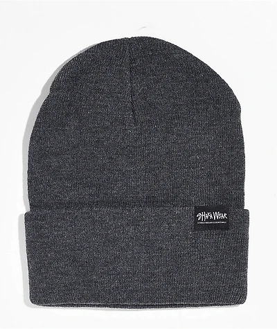 Shaka Wear Heather Grey Beanie