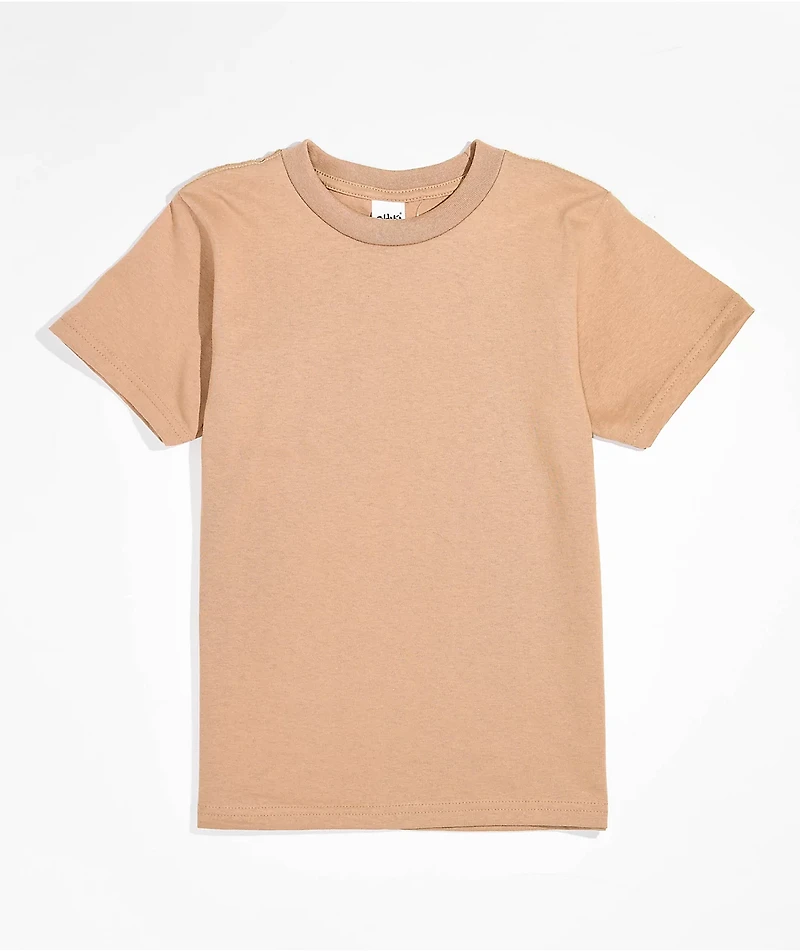 Shaka Wear Kids Khaki Heavyweight T-Shirt
