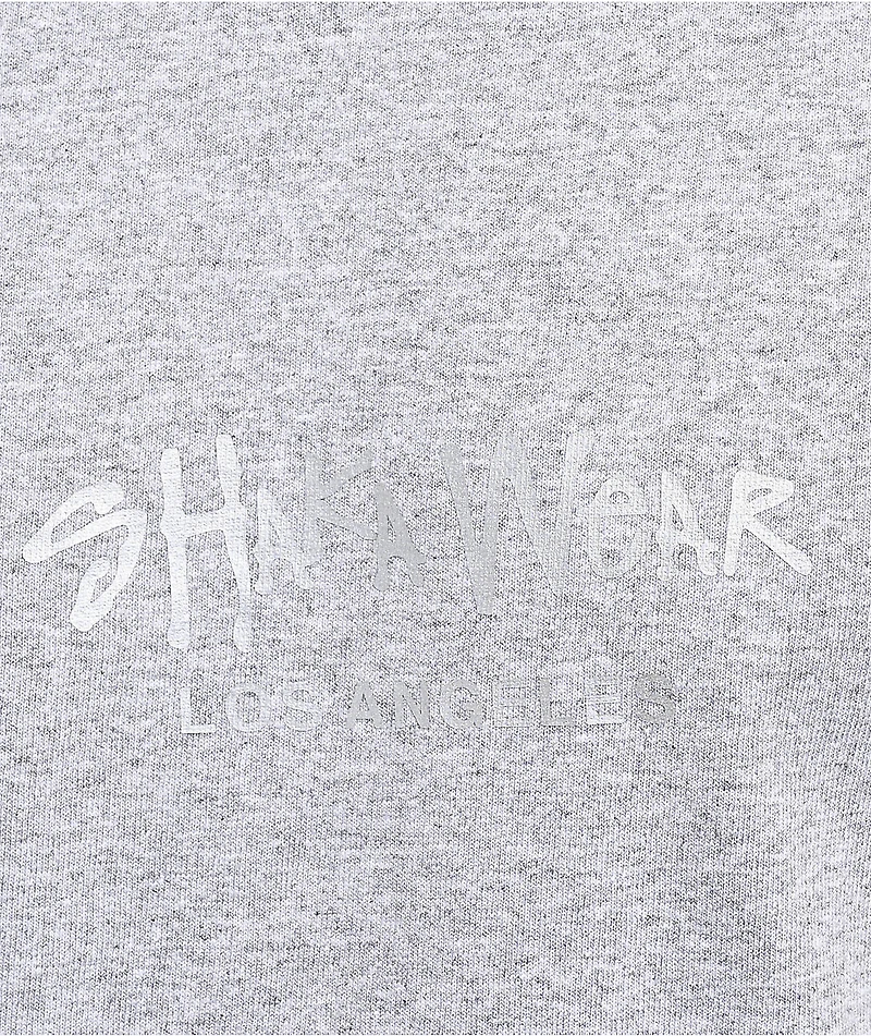 Shaka Wear Max Heavy 3M Logo Grey T-Shirt